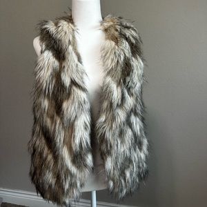 Free People Call of the Wild Fur Vest